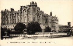 Saint-Germain-en-Laye Chateau - Facade Nord-Est à Saint-Germain-en-Laye