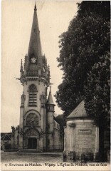 Vigny L'Eglise Saint-Medard - Vue de Face