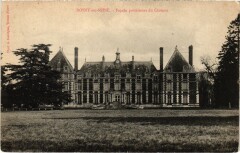 Carte postale ancienne Façade postérieure du Château
                                                                     à Rosny-sur-Seine
                                