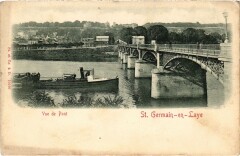 Saint-Germain-en-Laye Vue du Pont à Saint-Germain-en-Laye