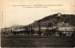 Chevreuse Vue d'Ensemble sur les Ruines de la Madeleine à Chevreuse