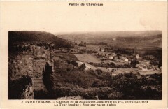 Chevreuse Vue sur Saint-Lubin - Chateau de la Madeleine à Chevreuse