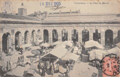 Carcassonne - La Place Du Marche à Carcassonne
