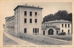 Carcasonne - Ecole D'Agriculture Charlemagne - Le Batiment Scolaire Et La