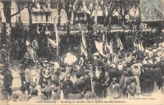 Carcassonne - Meeting Du 26 Mai 1907 - Defile Des Manifestants à Carcassonne