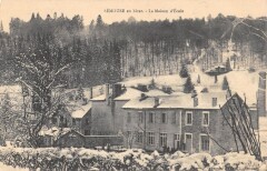 Ruaux Semouse - Semouse En Hiver - La Maison D'Ecole - cpa rare
