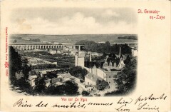 St Germain en Laye vue sur Le Pecq au Pecq