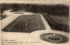 St Germain en Laye vue generale du Parterre