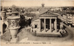 St Germain en Laye panorama sur l'Eglise