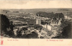 St Germain en Laye vue sur Le Pecq au Pecq