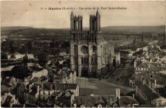 Mantes vue prise de la Tour Saint-Maclou