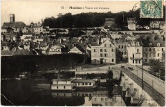 Meulan vue a vol d'oiseau