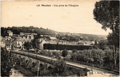 Meulan vue prise de l'Hospice