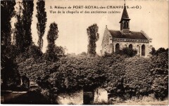 Chevreuse Port Royal vue de la Chapelle à Chevreuse