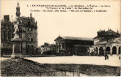 St Germain en Laye Chateau ,Eglise, La Gare