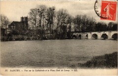 Mantes vue sur la Cathedrale