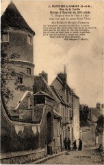 Carte postale ancienne Montfort l'Amaury Rue de la Treille, maison a Tourelle France
                                                                     à Montfort-l'Amaury
                                
