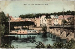 Meulan Le petit Pont et la Ville