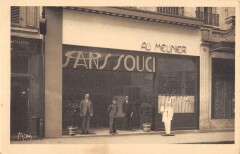 / Paris 8e - Restaurant Au Meunier Sans Souci - Rue De La Boetie à Paris 8e
