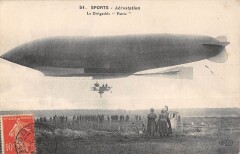 / Aviation - Ballon Dirigeable - Aerostation - Le Dirigeable Patrie -
													France
												
