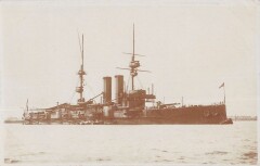 / Marine De Guerre - Carte Photo - Cuirasse H.m.s.dominion /cliché E.pouteau -
													France
												