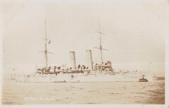 / Marine De Guerre - Carte Photo - Cuirasse - H.M.S. Blake Au Verso .Pouteau -
													France
												