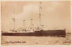 / Marine De Guerre - Carte Photo - Cuirasse - H.m.s.royal Arthur - Pouteau -
													France
												