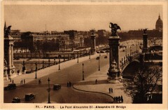 Paris 7e-Pont Alexandre Iii à Paris 7e