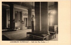 Paris 7e-Assemblée Nationale-Salle des Pas Perdus à Paris 7e
