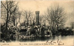 Paris 7e-Grotte et Petit Lac du Champ de Mars à Paris 7e