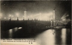 Paris 7e-Illumination du Pont Alexandre Iii à Paris 7e