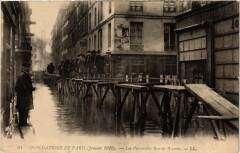 Paris 7e-Inondation-Les Passerelles rue de Beaune à Paris 7e