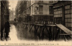 Paris 7e-Inondation-Les Passerelles rue de Beaune à Paris 7e