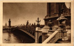 Paris 7e-Le Pont Alexandre Iii à Paris 7e