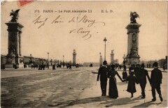 Paris 7e-Le Pont Alexandre Iii à Paris 7e