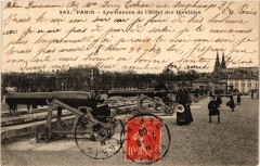 Paris 7e-Les Canons de l'Hotel des Invalides à Paris 7e
