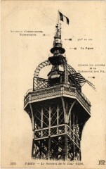 Paris 7e-Le Sommet de lla Tour Eiffel à Paris 7e