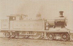 Train - Locomotive Lb And Scr N°22 - Carte Photo - cliché Pouteau - Railway
