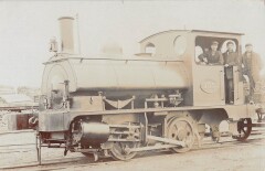 Train - Locomotive N°155 - Carte Photo - cliché Pouteau - Railway - Gare