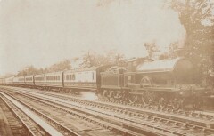 Train - Locomotive  - Carte Photo - cliché Pouteau - Railway - Gare - Train -
													France
												