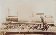 Train - Locomotive N°910 - Carte Photo - cliché Pouteau - Gare