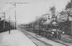 Train - Locomotive Se and Cr Hastings Express - cliché Pouteau -
													France
												