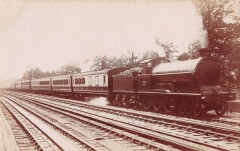Train - Locomotive - Carte Photo - cliché Pouteau - Gare - Chemin De Fer