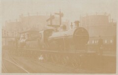 Train - Locomotive N°420 - Carte Photo - cliché Pouteau - Gare