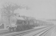 Train - Locomotive - Carte Photo - cliché Pouteau - Gare - Chemin De Fer