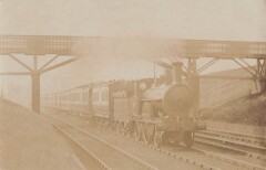 Train - Locomotive - Carte Photo - cliché Pouteau - Gare - Chemin De Fer