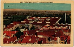 Pyrénées Thuir vue générale Etabl. Violet à Thuir