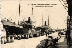 Cette Déchargement des Bateaux Ships -
													34 Hérault
												