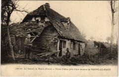 Alsace Soppe-le-Haut Trous d'obus Guerre -
													68 Haut Rhin
												
