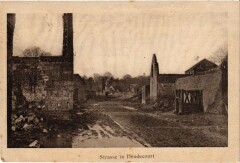 Deudecourt Strasse Guerre